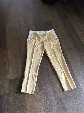 OBS women Yellow Pull-On Trousers
